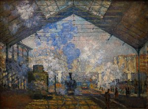 Estação de Saint-Lazare de Claude Monet