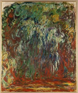 Salgueiro-chorão, Giverny (óleo sobre tela) de Claude Monet