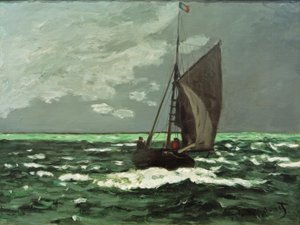 Seascape: Tempestade de Claude Monet