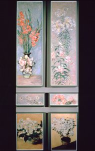 Conjunto de painéis de porta, 1884-1885 de Claude Monet