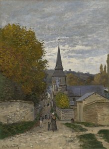 Rua em Sainte-Adresse, 1867 de Claude Monet