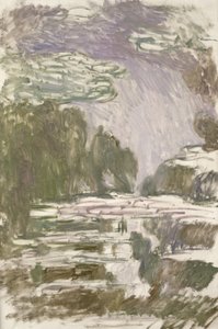 Estudo para os nenúfares, 1907 de Claude Monet