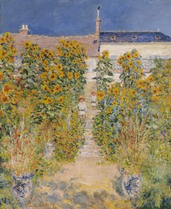 O jardim do artista em Vetheuil de Claude Monet