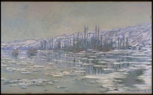 A Quebra do Gelo (La Débâcle ou Les Glaçons) de Claude Monet