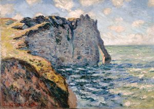 A falésia de Aval, Étretat de Claude Monet