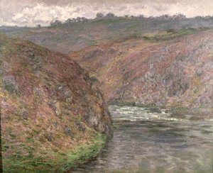 The Creuse, tempo escuro de Claude Monet