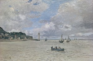 O farol do hospício (Honfleur), 1864 de Claude Monet