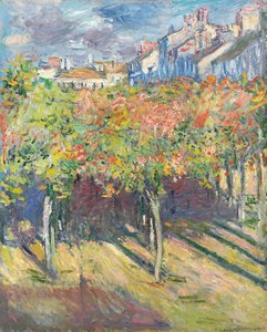 As tílias em Poissy; As tílias em Poissy, 1882 de Claude Monet