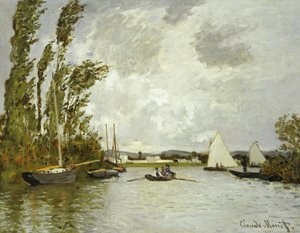 O pequeno ramo do Sena em Argenteuil de Claude Monet