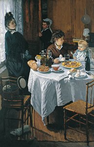 O almoço de almoço de Claude Monet
