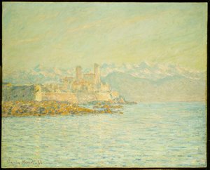 O Antigo Forte de Antibes (óleo sobre tela) de Claude Monet