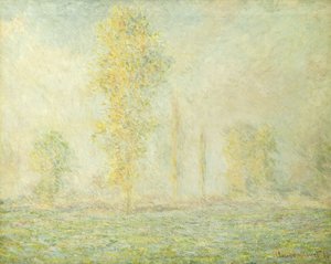 A pradaria em Giverny; La Prairie a Giverny, 1888 de Claude Monet