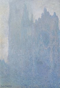 Catedral de Rouen no nevoeiro, 1893 de Claude Monet