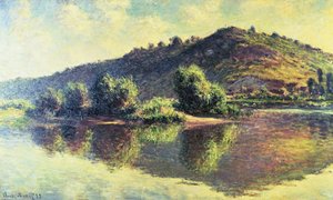 O Sena em Port-Villez, 1883 de Claude Monet