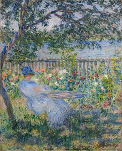 O terraço em Vétheuil de Claude Monet