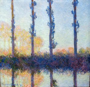As quatro arvores de Claude Monet