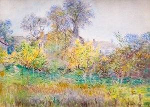 O pomar, c. 1874 (óleo sobre tela) de Claude Monet