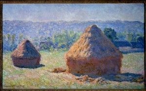 The wheels, final do verão na Giverny Painting by Claude Monet (1840-1926) 1891 Dim. 0,6x1 m Paris, musee d