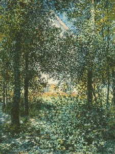Arvoredo: A Casa de Argenteuil, 1876 de Claude Monet