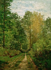 caminho da floresta de Claude Monet