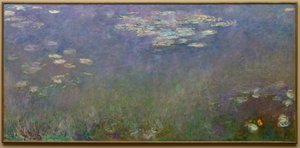 Lírios de água Agapanthus, c. 1915-26. de Claude Monet