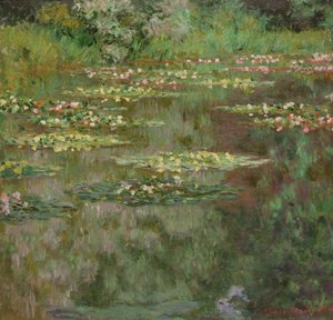 Nenúfares ou Lagoa dos Nenúfares (Nymphéas) 1904 (óleo sobre tela) de Claude Monet