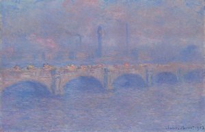 Ponte Waterloo, Efeito Sol de Claude Monet