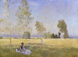 Prado em Bezons (verão) de Claude Monet