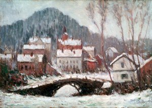 Paisagem do inverno, 1895. de Claude Monet