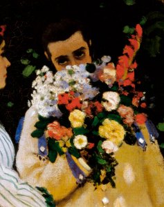 Mulheres no Jardim, detalhe de Claude Monet