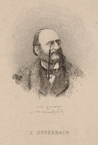 Retrato de Jacques Offenbach 1819-1880, 1870.