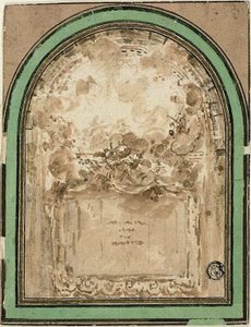 Projeto para o teto da Salle de Spectacle de Besancon de Claude Nicolas Ledoux
