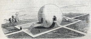Projecto de uma casa de guarda agrícola de Claude Nicolas Ledoux (1736-1806).