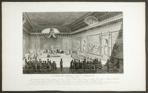 Assembleia de pessoas notáveis, realizada em Versalhes, da série Tableaux historiques de la Révolution française de Claude Niquet