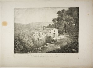 Vista de um Convento no Sítio da Casa de Horácio
