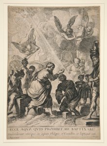 O Batismo do Eunuco de Claude Vignon