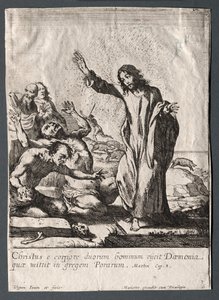 Os milagres de Jesus Cristo: Cristo libertando os possuídos. de Claude Vignon