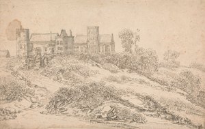 Uma casa senhorial e igreja Tudor