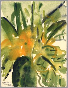 Primroses, 2005 (aguarela)