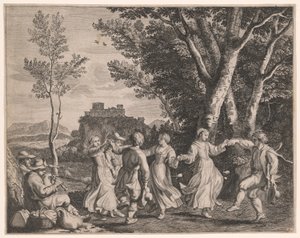 A Dança, Prato 6 de Pastorales de Claudine Bouzonnet Stella