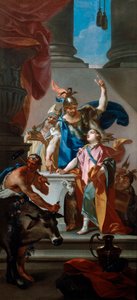 Cena da vida de Aníbal, século XVIII. de Claudio Francesco Beaumont