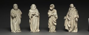 Enlutados do túmulo de Filipe, o Negrito, duque da Borgonha, 1404-10 de Claus de Werve
