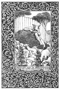 Frontispício de O Campo de Trevo, 1899. de Clemence Housman