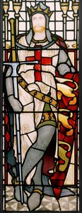 Richard I, detalhe de uma janela no Grande Salão, 1867-71 (vitral)
