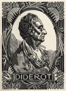 Denis Diderot (gravura) de Clement Serveau