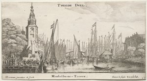 Vários navios e vistas de Amsterdã (Verscheÿde Schepen en Gesichten van Amstelredam), Parte II: Canal perto de Amsterdã e Torre de Monkel