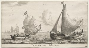 Vários Navios e Vistas de Amsterdã (Verscheÿde Schepen en Gesichten van Amstelredam), Parte II: Dois Pier Boats