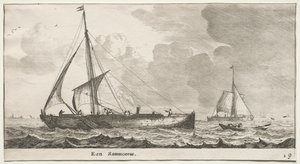 Vários navios e vistas de Amsterdã (Verscheÿde Schepen en Gesichten van Amstelredam), Parte II: A Merchantman
