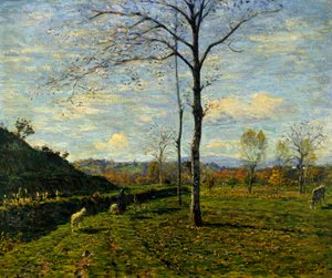 Fim de outubro, de Clemente Pugliese Levi (1855-1936) de Clemente Pugliese Levi