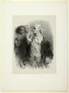Um cavalheiro e dois companheiros de Célestin Nanteuil